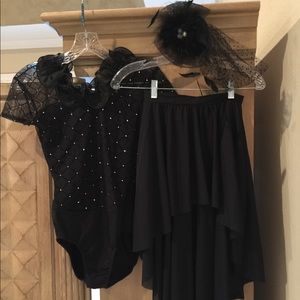 Girls lyrical dance costume